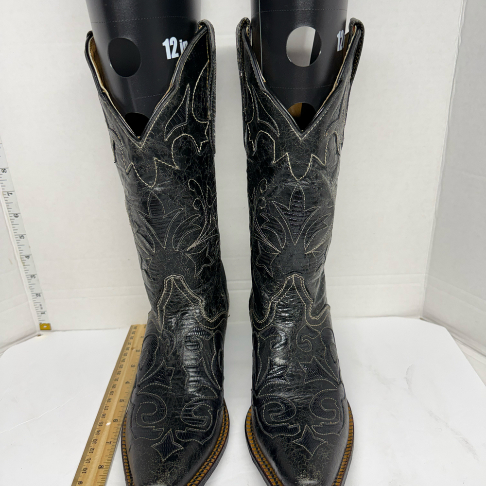 J.B. Dillon Women's Genuine Goat Leather Western Boots Size 6.5 B Style JBW2200